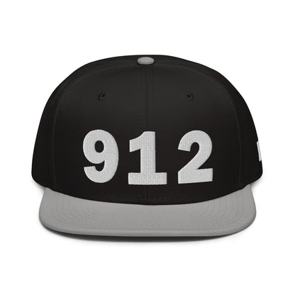 912 Area Code Snapback Hat