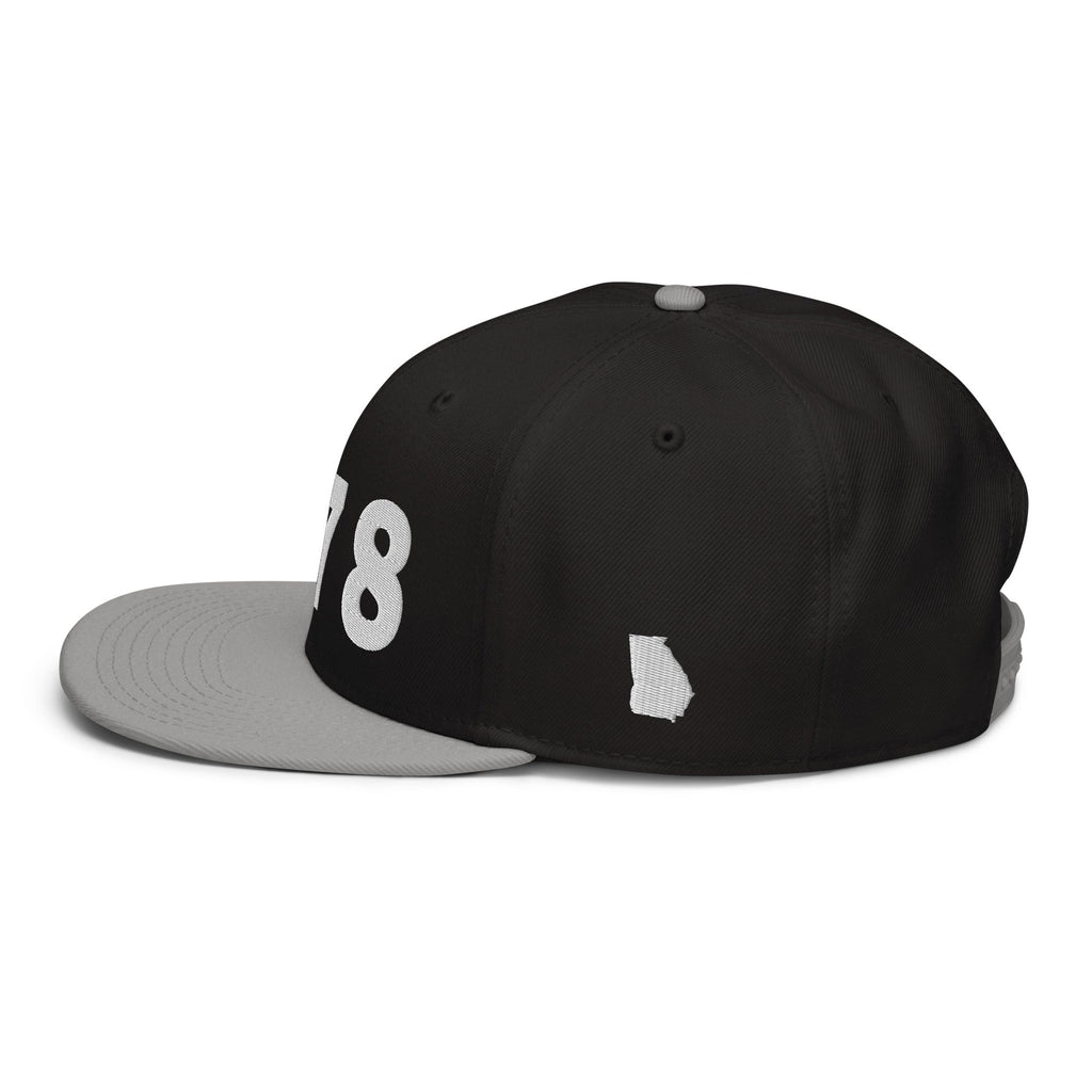 678 Area Code Snapback Hat