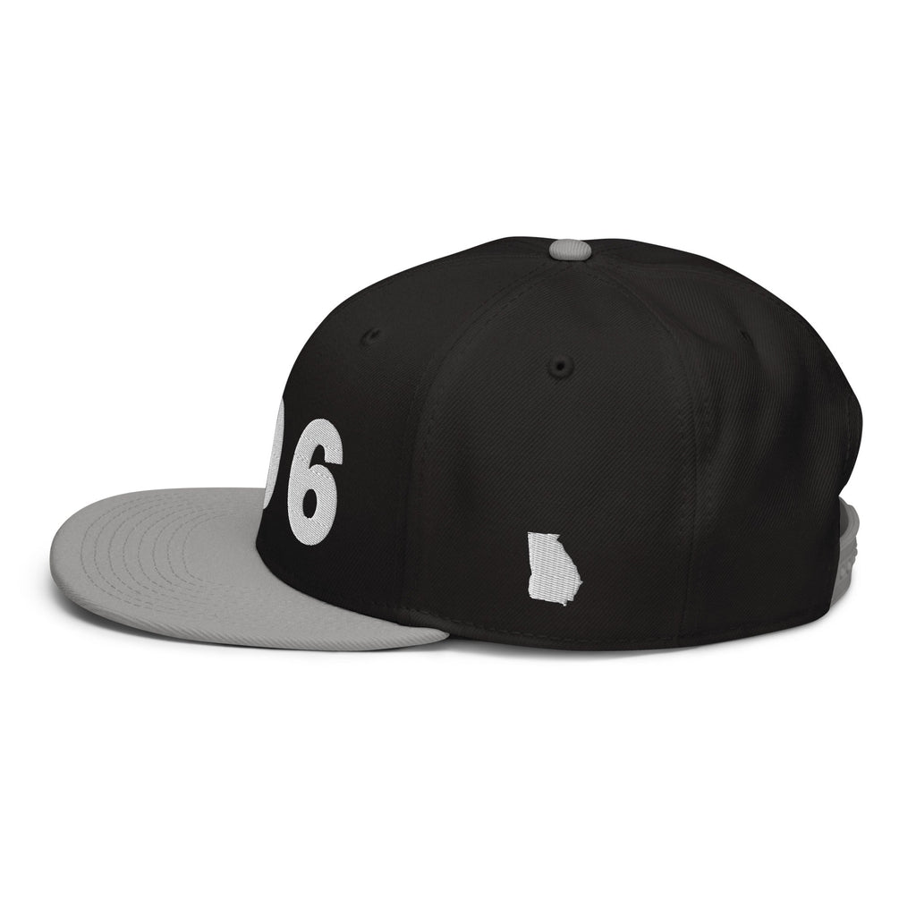 706 Area Code Snapback Hat