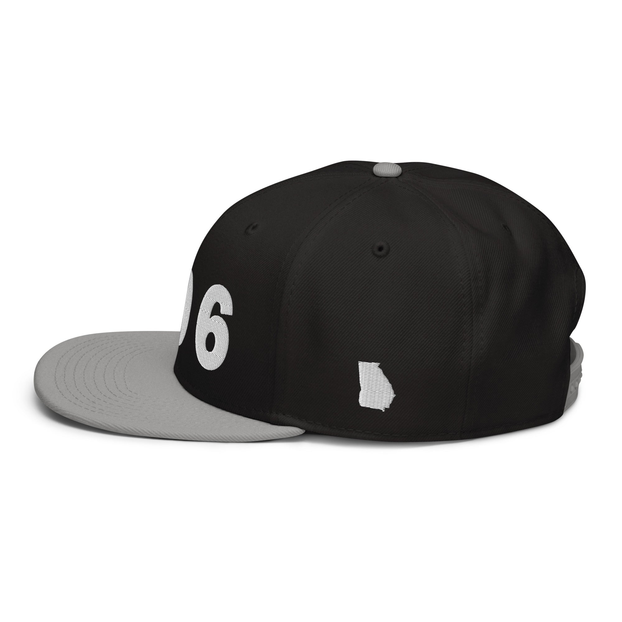 706 Area Code Snapback Hat