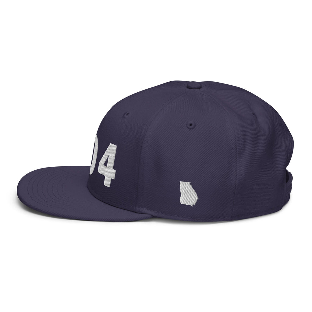 404 Area Code Snapback Hat