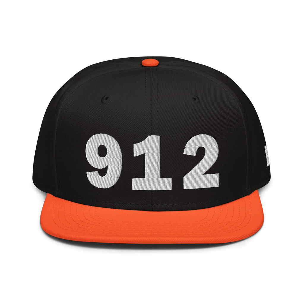 912 Area Code Snapback Hat