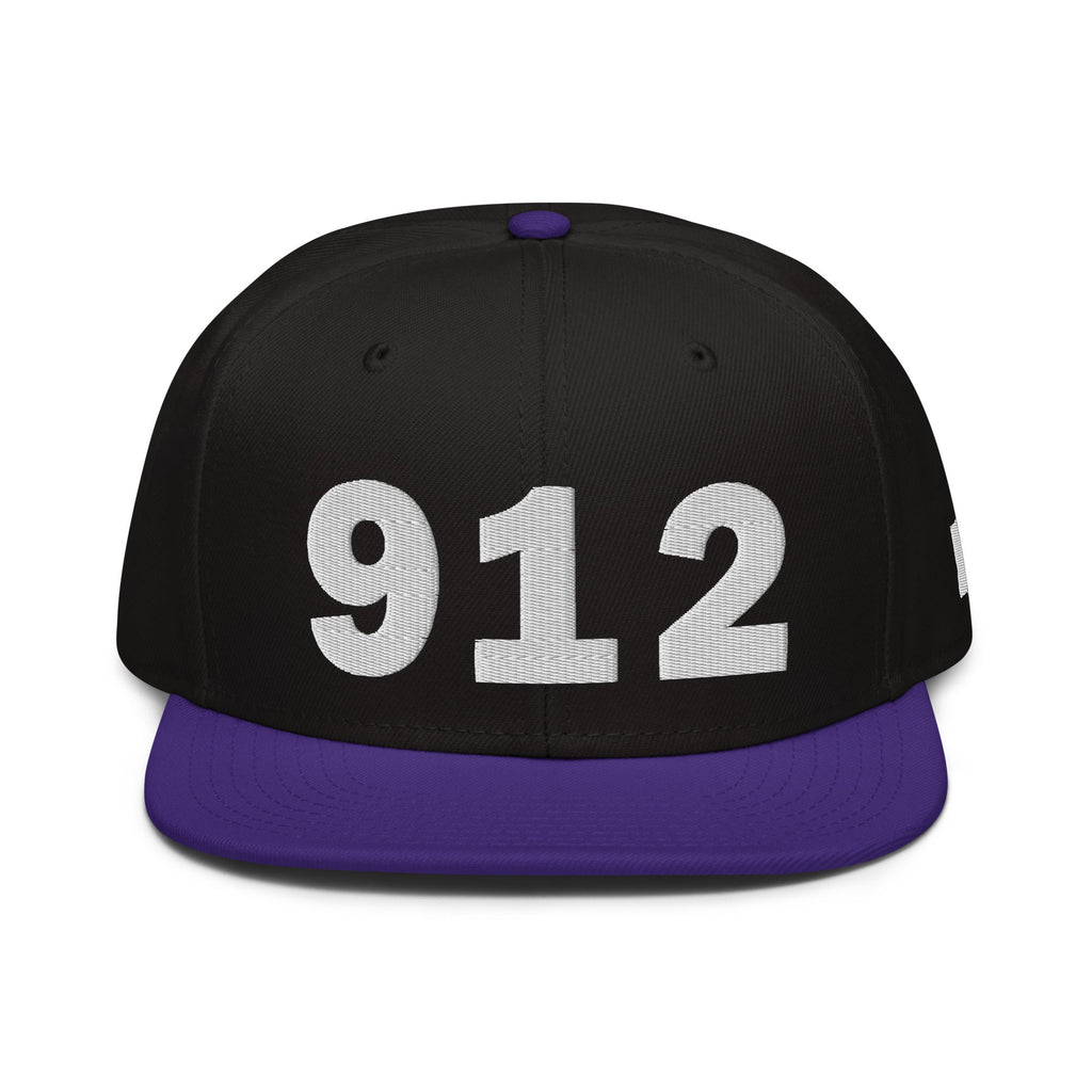 912 Area Code Snapback Hat