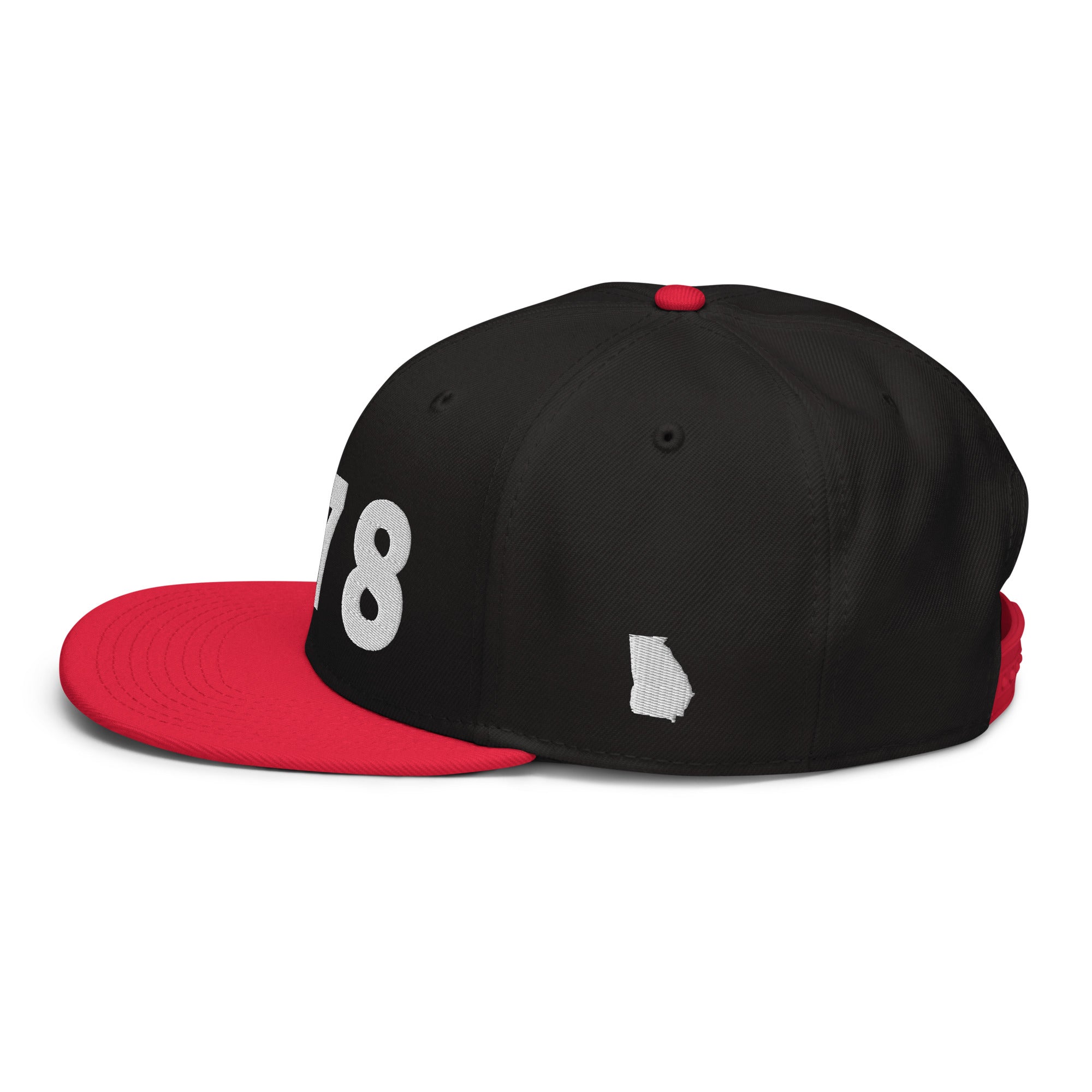 678 Area Code Snapback Hat