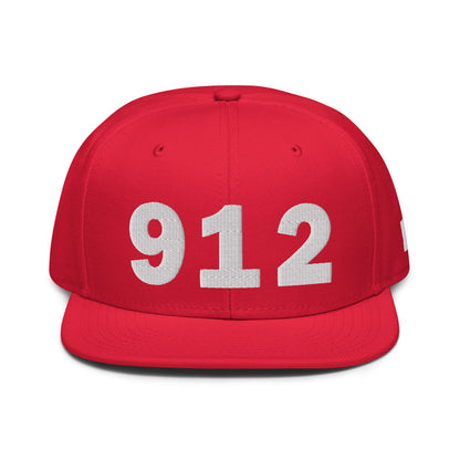 912 Area Code Snapback Hat