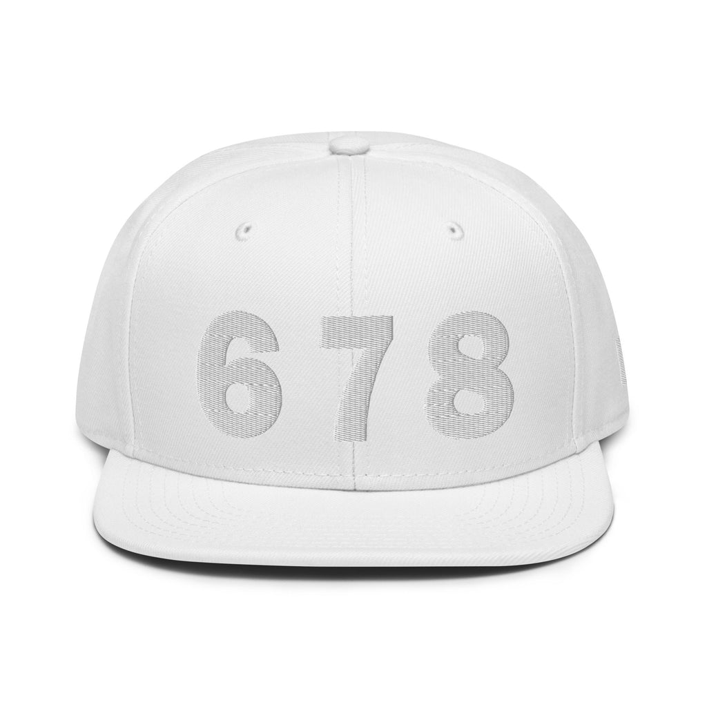 678 Area Code Snapback Hat