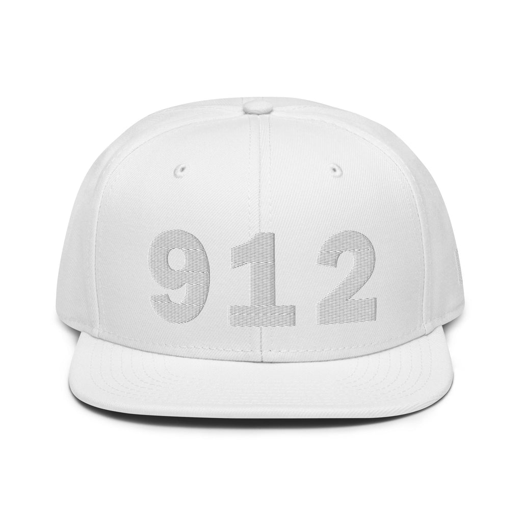 912 Area Code Snapback Hat