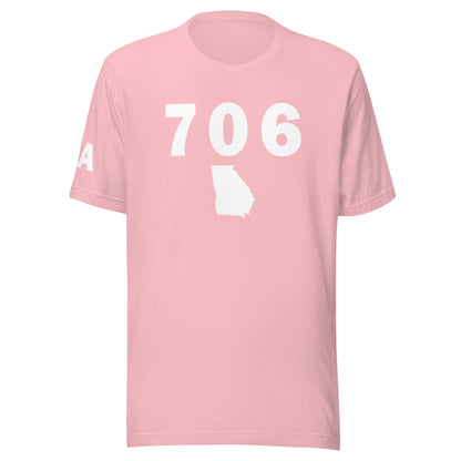 706 Area Code Unisex T Shirt
