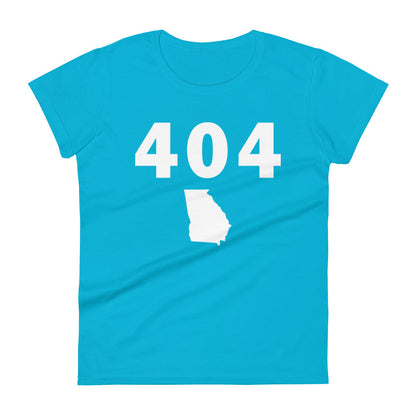 404 Area Code Women's Fashion Fit T Shirt