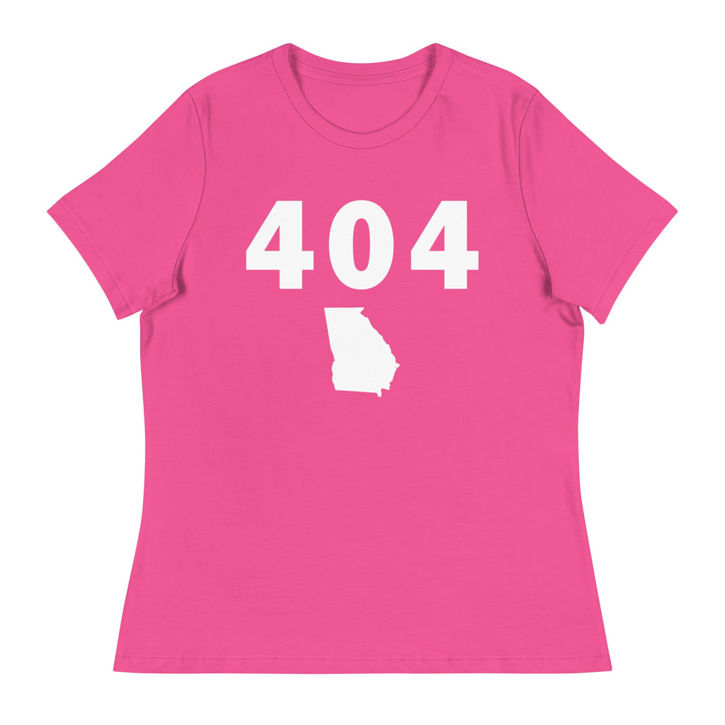 404 Area Code Women's Relaxed T Shirt
