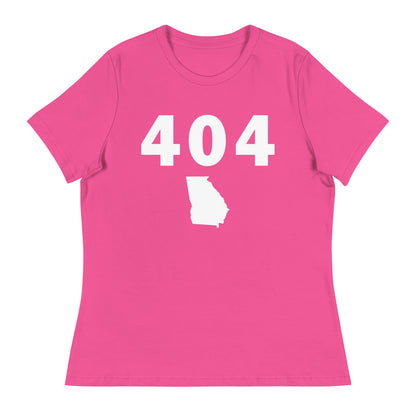 404 Area Code Women's Relaxed T Shirt