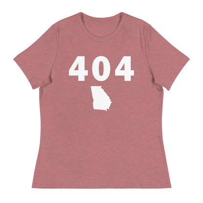 404 Area Code Women's Relaxed T Shirt