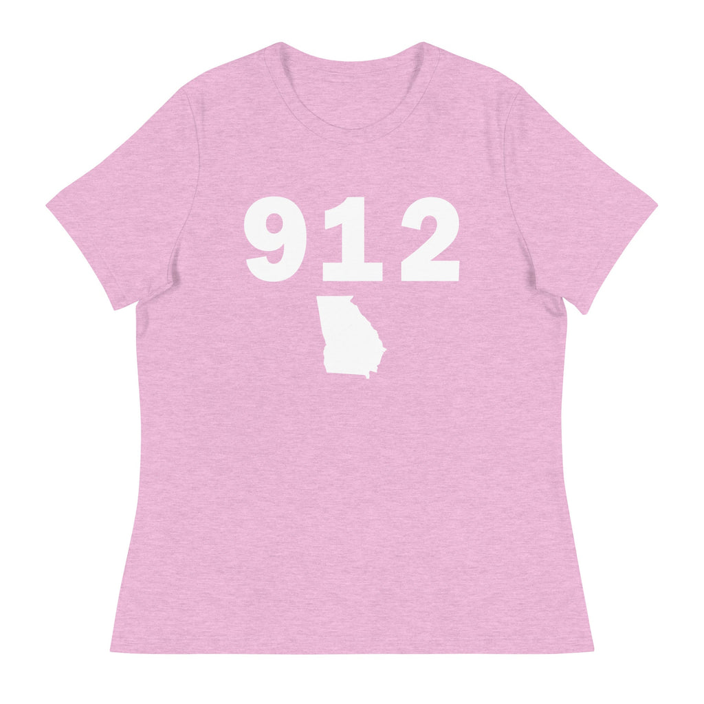 912 Area Code Women's Relaxed T Shirt