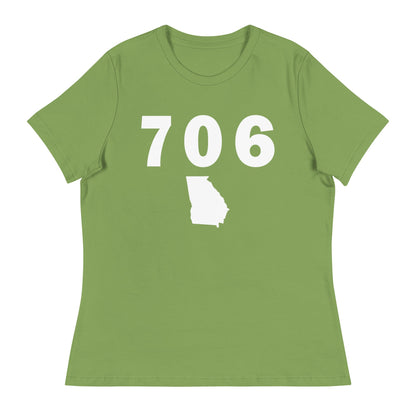 706 Area Code Women's Relaxed T Shirt
