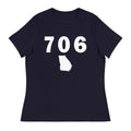 706 Area Code Women's Relaxed T Shirt